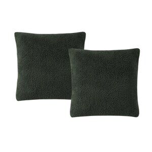 Morgan Home Solid Sherpa Set of 2 Decorative Pillows